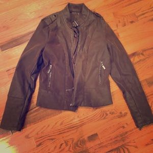 J2 Jou Jou faux bomber jacket